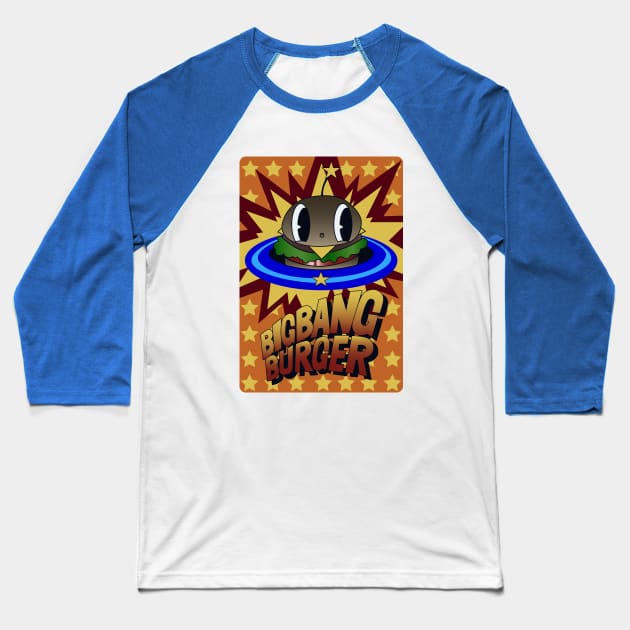 Persona 5 - Big Bang Burger Baseball T-Shirt by krispies69
